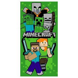 MINECRAFT�@�}�C���N���t�g�@�}�C�N���@ �r�[�`�^�I���@�o�X�^�I���@70cm×140cm �@�唻�@�_�炩�@��100��