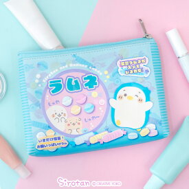 しろたん だいすきラムネポーチ 小物入れ ポーチ 舟形 収納 収納雑貨 コスメポーチ メイクポーチ メイク道具 アクセサリーポーチ スキンケア用品 新生活 新生活応援 あざらし アザラシ らっこいぬ らむね かわいい キャラクター ギフト プレゼント マザーガーデン