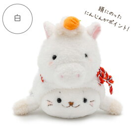 しろたん 干支 午年マスコット 【単品】 《茶 白》ぬいぐるみマスコット ぬいぐるみ マスコット 縁起物飾り 2026年 令和8年 干支 午年 午 ぬい撮り 年賀状作り お正月 迎春 新年 新生活 あざらし アザラシ かわいい キャラクター マザーガーデン