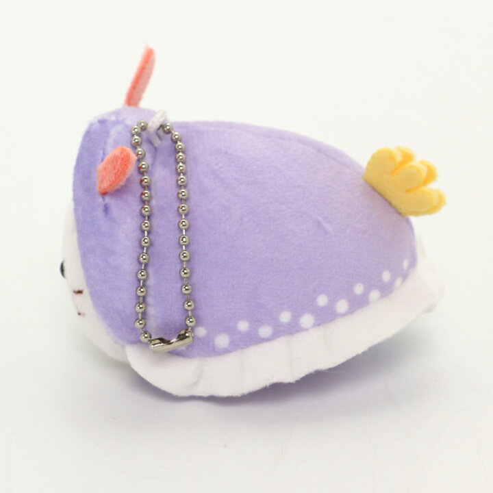 楽天市場 しろたん ウミウシ紫色 8cm ぬいぐるみキーホルダー ピーピーキーホルダー ぬいぐるみ マスコットキーホルダー キーホルダー あざらし アザラシ かわいい キャラクター 深海魚 プレゼント マザーガーデン しろたんタウン