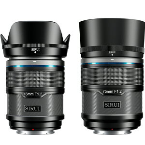 SIRUI VC Sniper F1.2 AF Y 2{Zbgb16mm{75mmbPœ_bAPS-CΉbAFbyʐ݌vbE X Z}EgΉbubN/Vo[/zCgbLpE]bXibvE|[g[gEVlogE