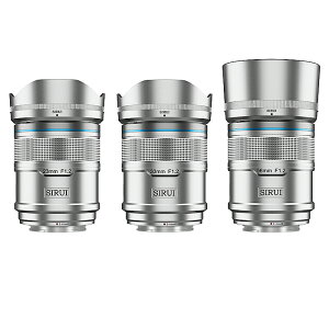 SIRUI �V���C Sniper F1.2 AF �����Y 3�{�Z�b�g�b23mm�{33mm�{56mm�bAPS-C�Ή��b����AF�b�y�ʐ݌v�bE X Z�}�E���g�Ή��b�u���b�N/�V���o�[/�z���C�g�b�W���`���]���b�|�[�g���[�g�E�X�i�b�v�E�B�e�ɍ�