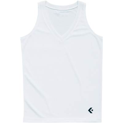 [コンバース] バスケ アンダーウェア ウィメンズ ゲームインナーシャツ 吸汗速乾 UVカット 防透 CB331703 ホワイト S