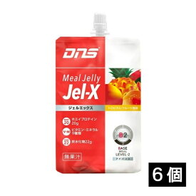 DNS ジェルエックス トロピカルフルーツ風味 285g【6個セット】