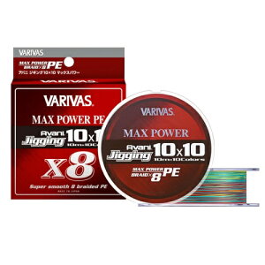 VARIVAS(�o���o�X) PE���C�� �A�o�j �W�M���O10×10 �}�b�N�X�p���[PE X8 200m 3�� 48lb 8�{ 10�F