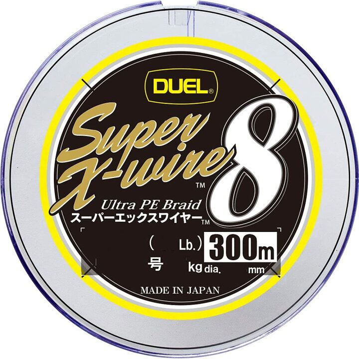 楽天市場 Duel デュエル Peライン 釣り糸 スーパーエックスワイヤー8 ライン 釣りライン 釣具 高強度 高感度 1 5号 300m 5色 イエローマーキング H3619n 5cr Sis Rオンライン