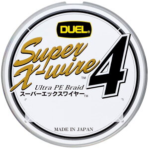 DUEL(デュエル) PEライン 1.2号 スーパーエックスワイヤー4 (Super X-wire 4) 150m 1.2号 S シルバー H3582-S