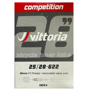 rbgA(Vittoria) RyeBVebNX`[u [COMPETITION LATEX TUBE] 25/28-622(700x25-28) 48mm (FV) 2s[Xou(RVC) ]ԗp `[u ouibg/Lbvt [h NXoCN 