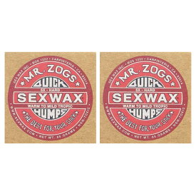 SEXWAX(セックスワックス) サーフィン用ワックス QUICK HUMPS 5X レッド 2個セット