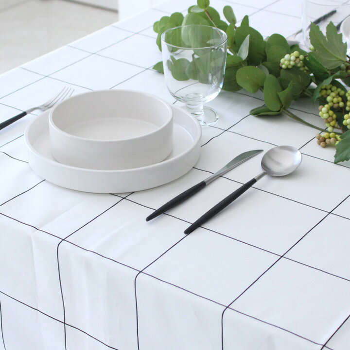 楽天市場 テーブルクロス 230cm テーブルクロス モノトーン テーブルクロス6人用 140cm 230cm 撥水加工 Sisdesign Monotone Market