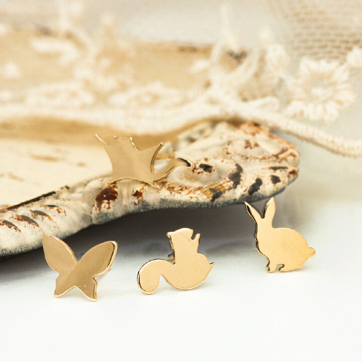 楽天市場】【Foresta〜フォレスタ〜】 片耳ピアス Squirrel リス  