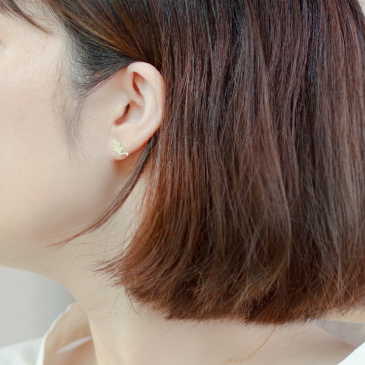 楽天市場】【Foresta〜フォレスタ〜】 片耳ピアス Momonga モオンガ  