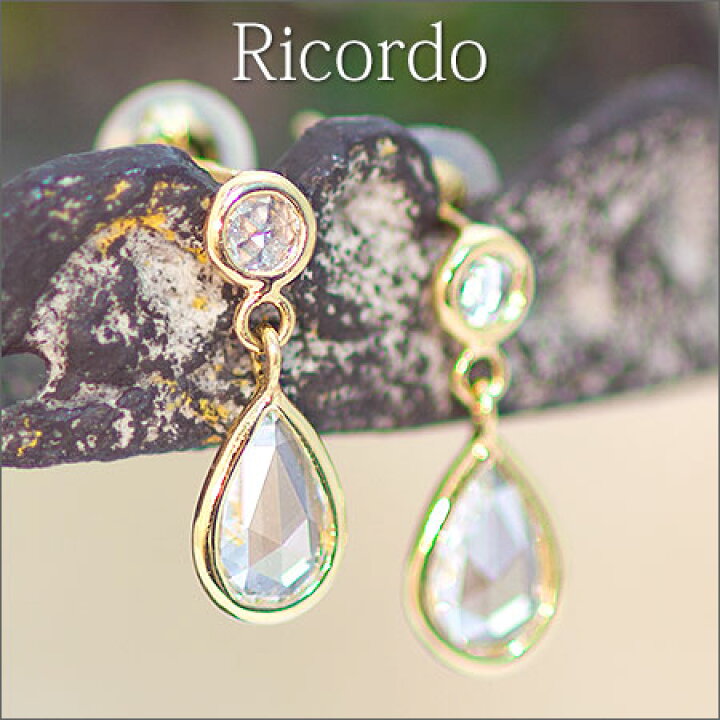 楽天市場】ペアシェイプ ローズカット ダイヤモンドピアス 0.6ct  