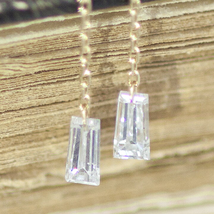 楽天市場】限定 希少石 K18 テーパーダイヤモンド 0.19ct 0.26ct  
