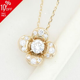 限定品 0.3ct フラワー モチーフ ダイヤモンドネックレス ネックレス お花 ｜ システィーナ ジュエリー 自分にご褒美 プレゼント ギフト 記念日 贈り物 アニバーサリー 送料無料