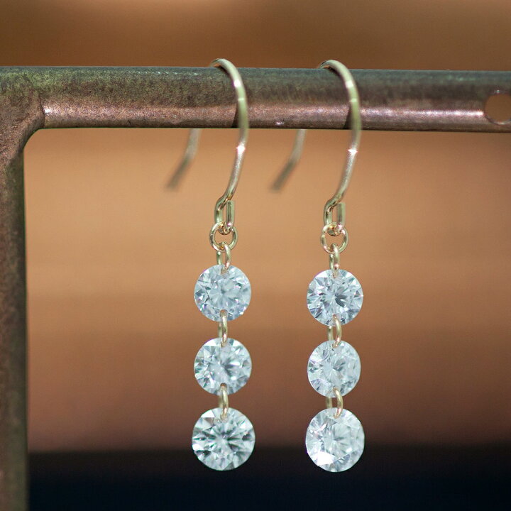 楽天市場】【ALTRO アルトロ】 K18 ラボグロウンダイヤモンド ピアス  