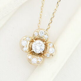 限定品 0.3ct フラワー モチーフ ダイヤモンドネックレス ネックレス お花 ｜ システィーナ ジュエリー 自分にご褒美 プレゼント ギフト 記念日 贈り物 アニバーサリー 送料無料