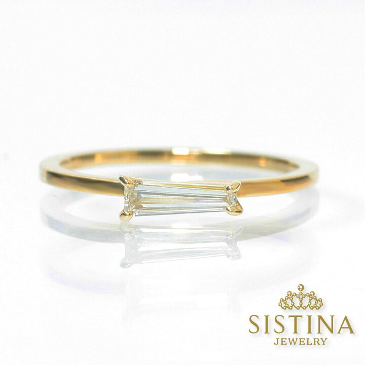 楽天市場】SISTINA 希少 テーパーカット テーパー 0.32ct 0.24ct 