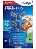 いびきグッズ　鼻腔拡張　NasalBreatheAid　ナーザルブリーズエイド　2個入　保管ケース付　米国製　Slee…
