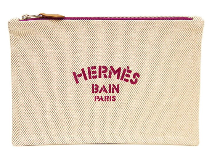 楽天市場】エルメス HERMES フラットポーチ ニューヨッティングPM 