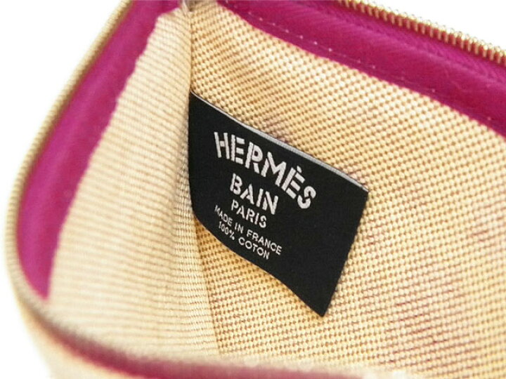 楽天市場】エルメス HERMES フラットポーチ ニューヨッティングPM 