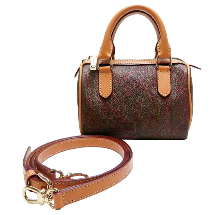 楽天市場】エトロ ETRO ペイズリー コーティングキャンバス/レザー 
