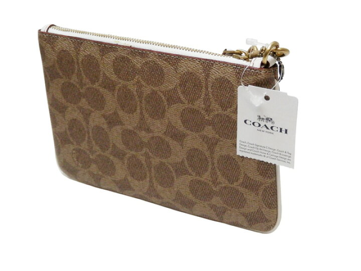 楽天市場】コーチ COACH シグネチャー リストレット ポーチ 