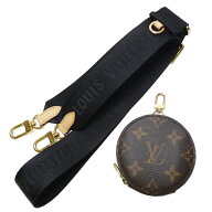 ルイ・ヴィトン　LOUIS VUITTON　ショルダーストラップ　コインケース付　J02487　ブラック　　【中古】…