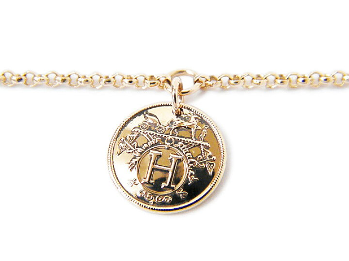 楽天市場】エルメス HERMES 750PG ダイヤモンド エクスリブリス 