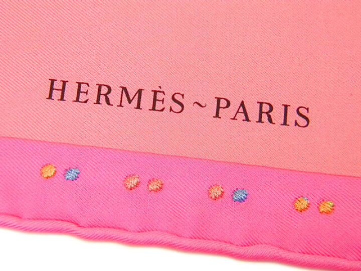 HERMES エルメススカーフガブロッシュ「ローブレジェール」カレ45 