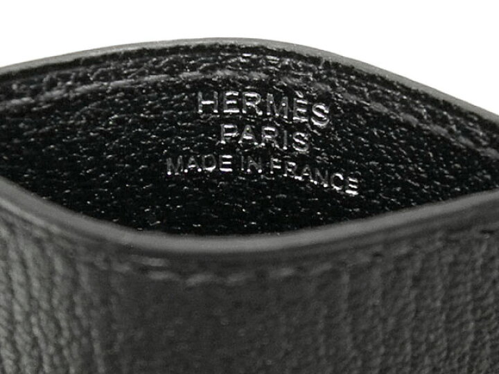 楽天市場】エルメス HERMES カードケース ディアボロ ブラック 
