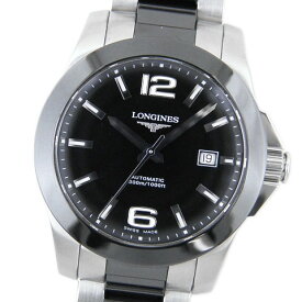 ロンジン　LONGINES　メンズ腕時計　コンクエスト　L3.657.4.56.7　自動巻　300m防水　【中古】【コンビニ受取対応商品】