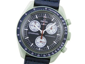 オメガxスウォッチ　OMEGAxSWATCH　メンズ腕時計　ムーンスウォッチ　MISSION ON EARTH　SO33G100　【中古】【あす楽対応_東海】【コンビニ受取対応商品】