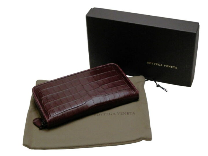 楽天市場】ボッテガヴェネタ BOTTEGA VENETA クロコダイル ラウンド 