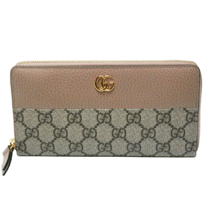 楽天市場】グッチ GUCCI GGスプリーム/レザー ジップアラウンド  