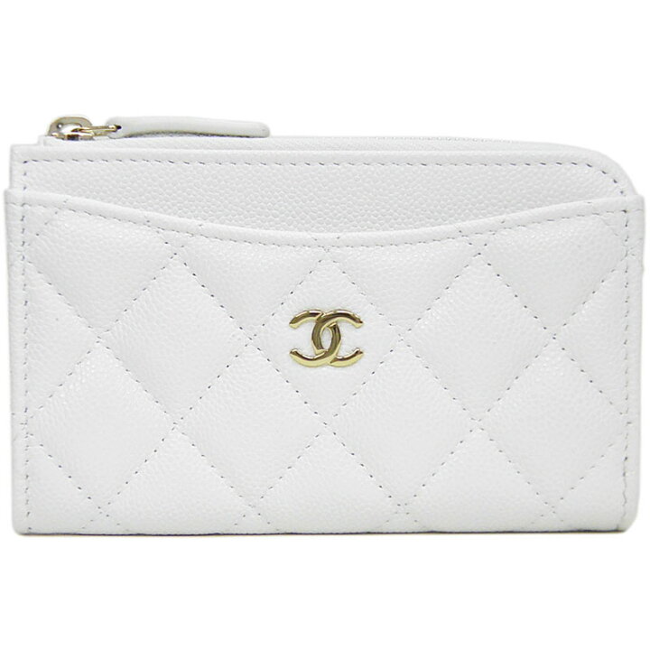 楽天市場】シャネル CHANEL キャビアスキン マトラッセ L字ファスナー
