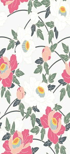 おしゃれ ふすま紙 おりひめ(牡丹総柄)デザイン襖紙(襖/ふすま/鳥の子/和紙/モダン/張替/通販)