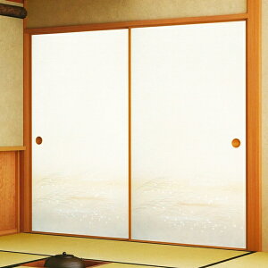 高級 ふすま紙 あかつき No.678 1枚柄 (襖/襖紙/ふすま/糸入り/織物/押入れ/張替)