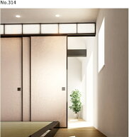 ふすま紙　凛　花【Hana】　No.314　m販売　（襖/ふすま/花/花模様/モダン/おしゃれ/通販)