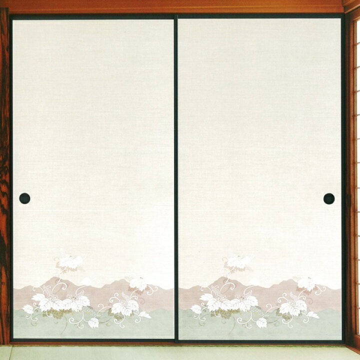 楽天市場 ふすま紙 モダン桐 １枚柄 襖紙 襖 ふすま 織物 糸入り キリ おしゃれ 張替 通販 こだわりの室内装飾専門店しつらい