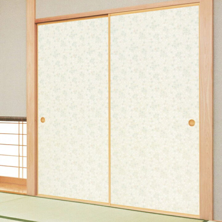 楽天市場 ふすま紙 マーガレット １枚柄 襖紙 襖 ふすま 織物 糸入り 総模様 おしゃれ モダン 張替 通販 こだわりの室内装飾専門店しつらい