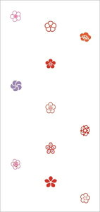 おしゃれ デザイン障子紙 みやび (花小紋1) (障子/しょうじ紙/カラー/花柄/模様/モダン/オシャレ/張替/通販)