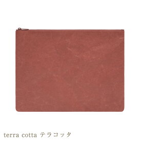 【公式】SIWA フラットファスナーポーチ A5｜和紙 ナオロン 軽量 約26g 日本製 収納ポーチ 薄型 書類ケース（深澤直人）