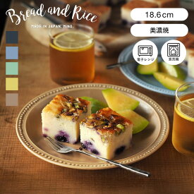 Bread and Rice (パンとごはんと...)美濃焼 リムドットラウンドプレートS直径18.6cm 高さ2.5cm(Bread&Rice 菱沼未央さん 丸皿 中皿 陶器 CHIPS 引出物 贈り物 ギフト)