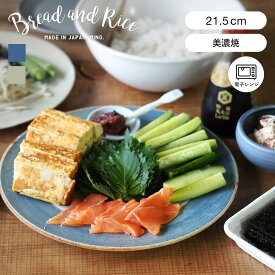 CHIPS チップス プレート M Bread and Rice 美濃焼 まるい縁取りの陶器 （ 電子レンジ対応 皿 お皿 丸皿 中皿 パン皿 ラウンド 丸 ケーキ皿 食パン モーニングプレート おかず デザート スイーツ おしゃれ ）