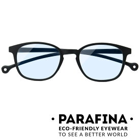 PARAFINA パラフィナ セナ SENA ブラック リーディンググラス（ 老眼鏡 メガネ おしゃれ 軽量 フレーム 眼鏡 めがね ブルーライト 反射防止 PCメガネ シニアグラス 度なし 度付き ポリカーボネート ）