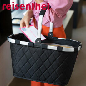 reisenthel ライゼンタール キャリーバッグ ロンバス ブラック CARRYBAG RHOMBUS BLACK （ 買い物かご ショッピングバッグ 折りたたみ マイバッグ レジカゴ ブラック 黒 レジかご 軽量 ランドリー アウトドア 買い物バッグ おしゃれ エコバッグ ）