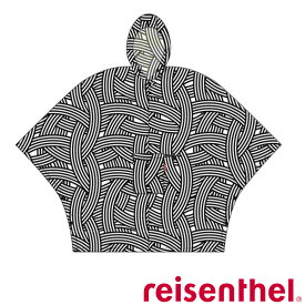 reisenthel ライゼンタール ミニマキシ ポンチョ MINIMAXI PONCHO （ カッパ ライゼンタール 折り畳み 雨がっぱ 雨合羽 レインコート コンパクト レインウェア かっぱ レインポンチョ コート 撥水加工 総柄 おしゃれ ）