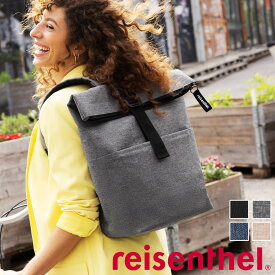 reisenthel ライゼンタール リュック CLASSIC BACKPACK M RHOMBUS （ リュックサック 四角 バックパック レディース 通勤 通学 ダブルファスナー 大人 おしゃれ 女子 メンズ バッグ かばん ビジネス 学校 仕切り ）