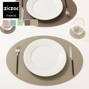 TISECO eBZR WbNUbN gD[S[ vCX}bg I[o ziczac TOGO Placemat Oval i `}bg U[ WbNUbN tFCNU[  ȉ~` `}bg v[X}b